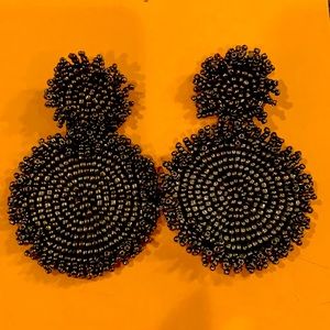 Bauble Bar Dark Silver Earrings